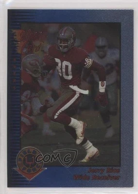 1993 Wild Card Field Force Superchrome Jerry Rice #SCF-1 HOF - Image 1 of 2
