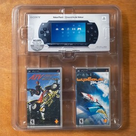 *New/Sealed/Mint* Sony PlayStation Portable PSP-1001K w/ Wipeout Pure + ATV