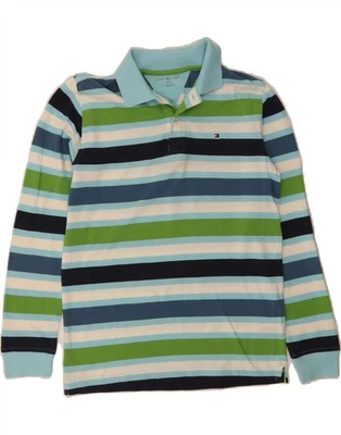 TOMMY HILFIGER Boys Rugby Polo Shirt 12-13 Years Large Multicoloured CR06 - Image 1 of 3