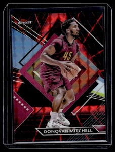 2024-25 Topps Finest Red/Black Geometric Refractor Donovan Mitchell 10/10 - Picture 1 of 2