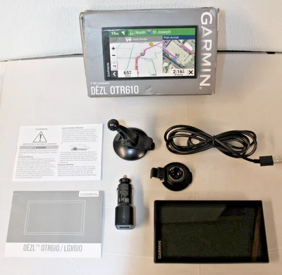 Garmin dēzl OTR610 Large Easy-to-Read 6” GPS Truck Navigator - Image 1 of 4