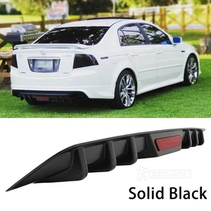 ABS Shark Fin Rear Diffuser Bumper Spoiler Lip Splitter For Acura ILX TLX TSX - Picture 1 of 12