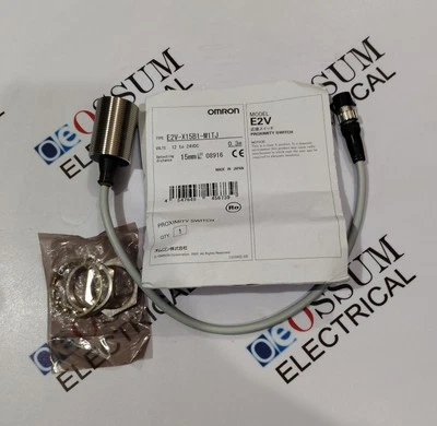 OMRON E2V-X15B1-M1TJ PROXIMITY SWITCH VOLTAGE 12-24VDC FAST SHIPPING - Image 1 of 4