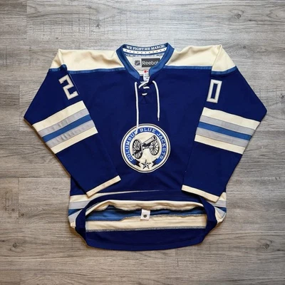 Reebok CCM Columbus Blue Jackets Brandon Sad Alternate Cannon NHL Jersey Size 50 - Image 1 of 4