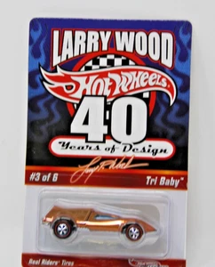 Hot Wheels RLC Red Line Club Larry Wood 40 Years Of Design Tri Baby Low 407/8500 - Picture 1 of 6