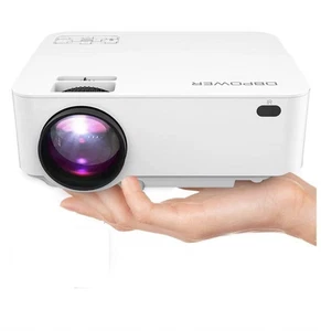 DBPOWER L12 Mini Projector 3000L LED 1080P Home Theater Movie Video HDMI USB TV - Picture 1 of 6