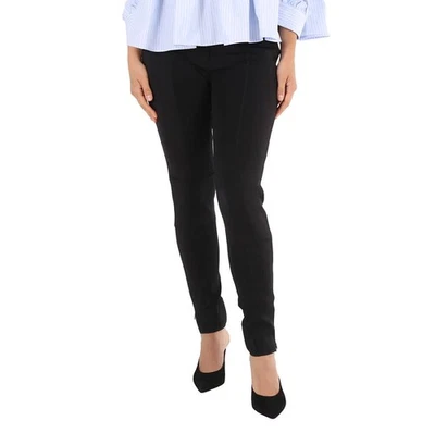 Burberry Ladies Black Stretch Crepe Jersey Neoprene Jodhpurs - Image 1 of 4