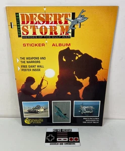 Operation Desert Storm Gulf War Sticker Album NEW Empty Vintage Merlin 90s 1991 - Picture 1 of 8