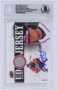 Chipper Jones Atlanta Braves Autographed 2010 Upper Deck UD #UDGJ-CJ BAS 10 Card - Picture 1 of 4