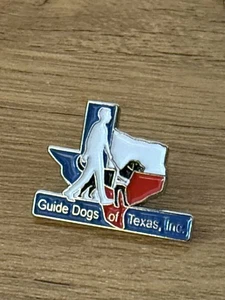 Broche prendedor de solapa vintage Guide Dogs of Texas - Imagen 1 de 4
