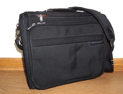 BRIGGS & RILEY TRAVELWARE SLIM ADD ON BRIEFCASE BAG  05-BB108-0572591-3 - Image 1 of 4