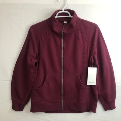 Lululemon Buceo Gran Tamaño Cuello Embudo Cremallera Completa, Lujo Profundo, Para Mujer Talla M/L Foto 1 de 4