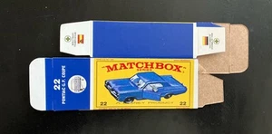 Matchbox #22 Pontiac G.P. Caja repro tipo E cupé 64-69 - Imagen 1 de 2