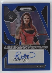 2024 Panini Prizm WWE Legendary Signatures Blue Prizm/49 Lita #LS-LTA automático - Imagen 1 de 3