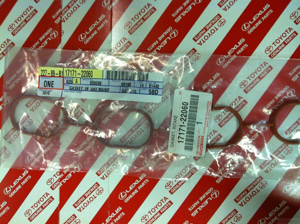 Genuine Toyota (17171-22060) Intake Manifold Gasket - Image 1 of 1