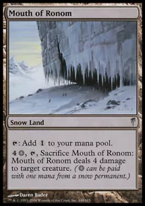 MTG MOUTH OF RONOM FOIL ITALIAN PLAYED - BOCCA DI RONOM - CSP - MAGIC - Imagen 1 de 1