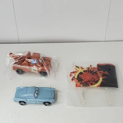 Disney/Pixar Cars 2 Movie Tow Mater Finn McMissile DecoPac Cake Topper Figures - Image 1 of 4