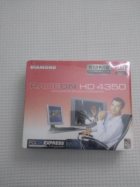 DIAMOND  ATI Radeon HD 4350 512MB GDDR2, PCI EXPRESS Graphics Card.  - Image 1 of 3