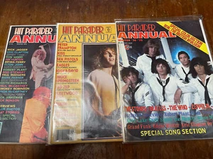 Hit Parader Annual Winter 1974 1975 1977 - 3 Magazines Read Description! - Picture 1 of 9