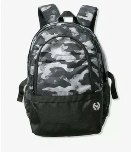 Victoria's Secret PINK Collegiate Rucksack Bookbag grau tarnfarben neu mit Etikett - Bild 1 von 6