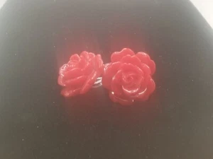 Vintage Rose Earrings - Picture 1 of 2
