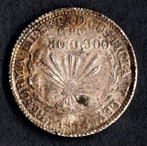 A coin of the Mexican Revolution * 1 Peso 1914 * Guerrero Zapata Army High Grade - Picture 1 of 4