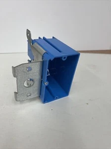 QTY-6 - Carlon Adjust-A-Box 1-Gang PVC Molded Wall Box B121ADJ - Picture 1 of 3