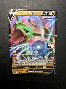 Pokemon Card Rayquaza V 110/203 Play! Prize Series 1 Near Mint - Picture 1 of 2