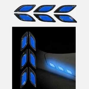Reflective Car Door Bumper Truck Wheel Handle Sticker Tape Safety Warning Decal - Picture 1 of 8