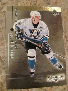 UPPER DECK BLACK DIAMOND #1 PAUL KARIYA 1998-99 NHL MIGHTY DUCKS ICE HOCKEY CARD