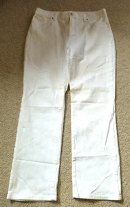 Jeans donna nuovi senza etichette - CHICO'S - FAVOLOSAMENTE DIMAGRANTE - denim elasticizzato bianco - 1 (8/10) CORTO - Foto 1 di 4