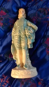 Statua vintage ragazzo blu Thomas Gainsborough in gesso massiccio premio carnevale pesante - Foto 1 di 7