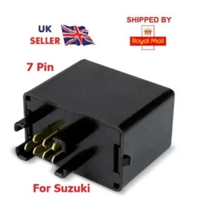 7 Pin LED Indicator Flasher Relay For Suzuki GSXR 600 750 1000 Bandit GSF 650 - Picture 1 of 6