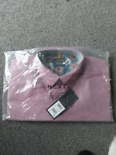 Next Signature Mens Long Sleeve Shirt  Size Large Slim Fit - RRP£38 New With Tag