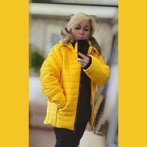 ROCKTHOSECURVES WOMENS LADIES PADDED COAT BUBBLE JACKET PLUS SIZES - Picture 1 of 8