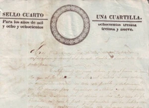 E1166 MÉXICO 1839 DOC MÉDICO DE HOMICIDIO CON DESCRIPCIÓN DE LAS HERIDAS. - Imagen 1 de 11
