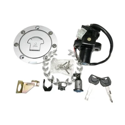 Ignition Switch Gas Cap Cover Key Lock Set For HONDA CBR900RR 929 953 (2000-03) Foto 1 de 2