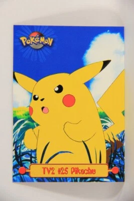 Pokémon Card TV Animation #TV2 Pikachu Blue Logo 1st Print ENG L018646 - Image 1 of 2