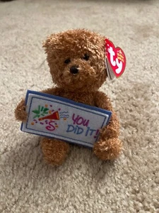 TY Beanie Baby - YOU DID IT the Bear (Greetings Collection) (5,5 inch) - Bild 1 von 1