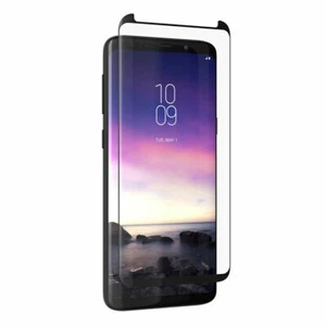 ZAGG Samsung Galaxy S9+ InvisibleShield Glass Curved Screen Protector Black Trim - Picture 1 of 1