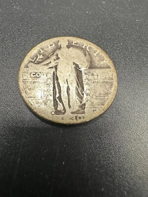 1930-S San Francisco Mint Silver Standing Liberty Quarter - Image 1 of 2