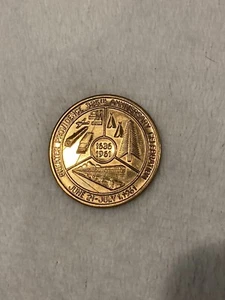 1961 Providence, RI, 325th Anniversary Collectable Vintage 50 Cent Token - Bild 1 von 10