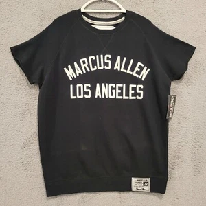 RARE XL Roots Of Fight Marcus Allen Cut-Off Sweatshirt Los Angeles RAIDERS - Picture 1 of 16