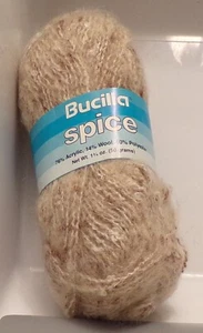 Bucilla 'Spice' Gruesa; Slubby Cepillado; Bronceado; Lote de 3 más Parciales; De Colección - Imagen 1 de 3