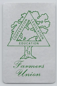 Scambio Card Unione Agricoltori Due di Picche Cooperazione Legislazione Istruzione - Foto 1 di 2