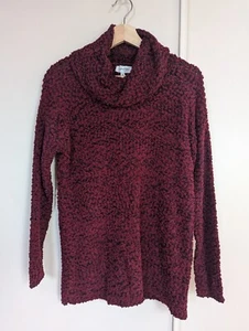 Jessica Simpson Red Textured Sweater Women's S Casual Work - Picture 1 of 6