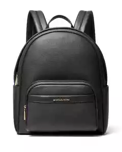 Michael Kors Bex Medium Pebble Leather Backpack (Black) - Picture 1 of 4