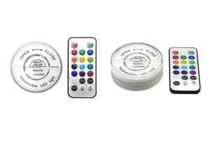 Hookah Led Light Set Coasters Underwater Insert + Remote Control - Picture 1 of 12