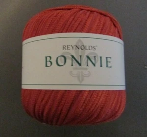 Reynolds-Bonnie Cotton Blend Ribbon Yarn #09 Terra Cotta- Lot of 23. - Picture 1 of 3