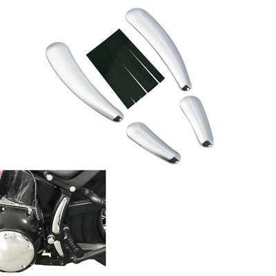 Conjunto de inserções de estrutura cromada para Harley Davidson Softail Deluxe Slim FLSTF 2008-2017 - Imagem 1 de 4